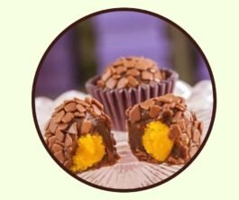 Brigadeiro Recheado De Bolo De Cenoura