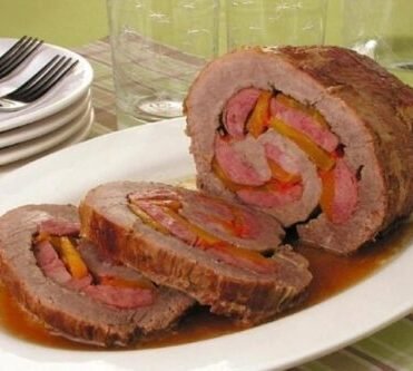 CARNE ASSADA COM LINGUIÇA