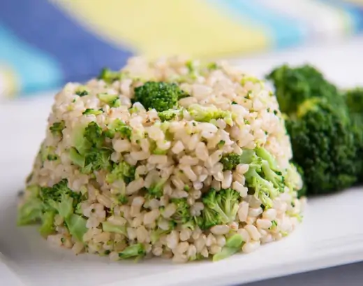 Arroz Integral com Brócolis receita saudavel