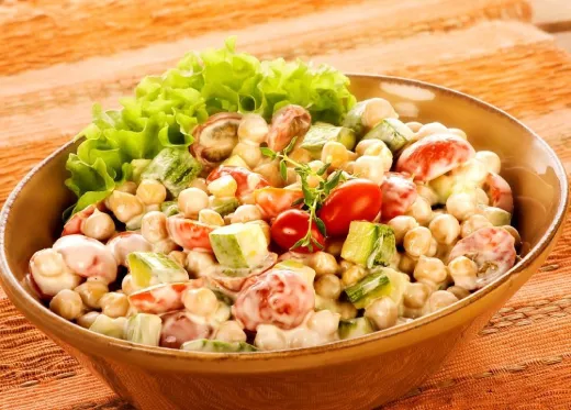 Salada de Grão de Bico
