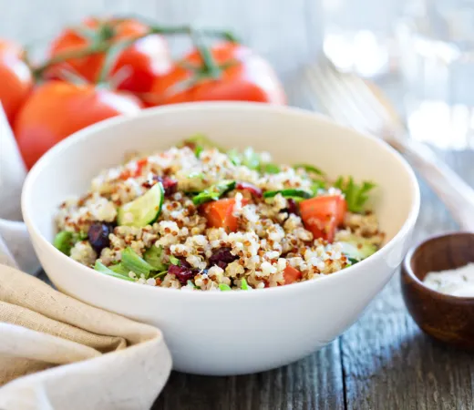 salada de quinoa low carb
