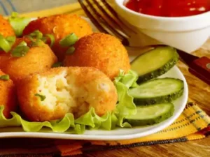 Bolinho de Arroz culinaria fitness