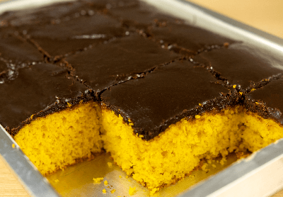 Bolo de Cenoura com Chocolate