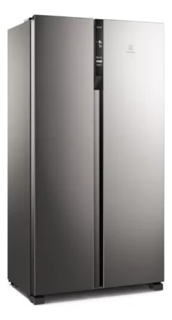 Geladeira Electrolux Side By Side Efficient Autosense (is4s) Cor Cinza 110V