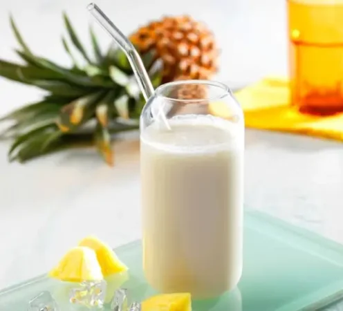 Shake de Abacaxi e Banana