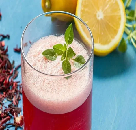 Chá de Hibisco com Limão 5