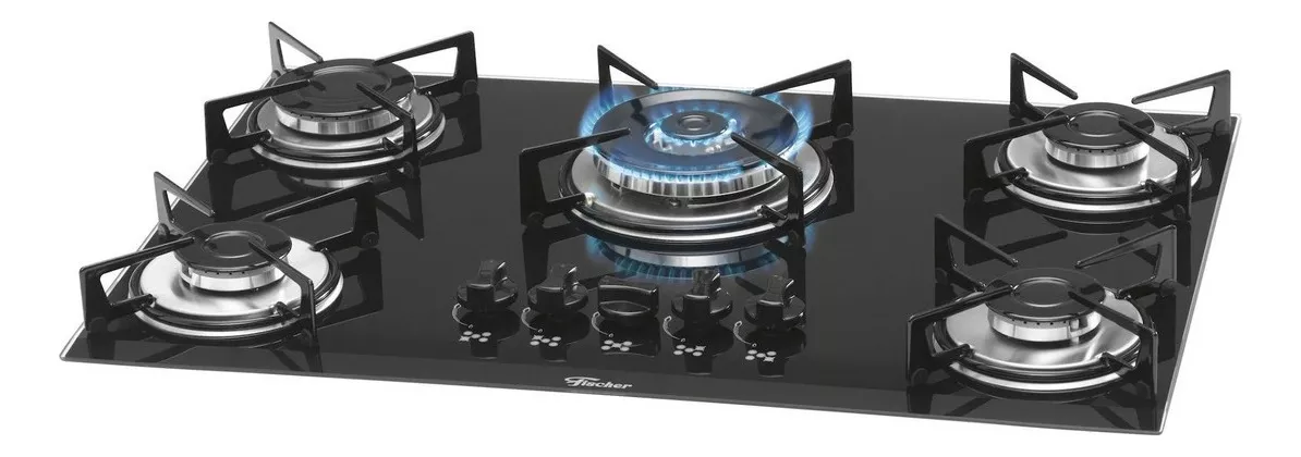 Fogão cooktop gás Fischer Tripla Chama