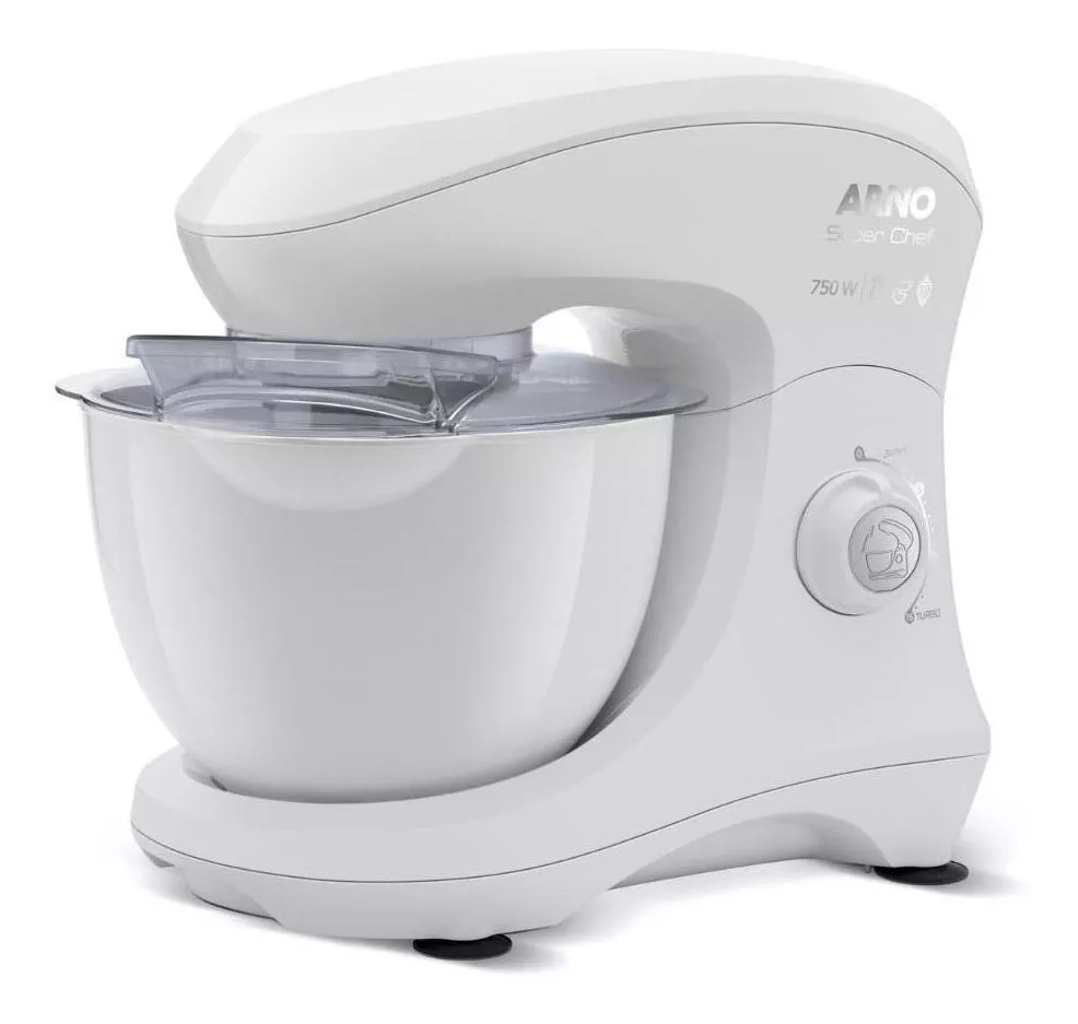Batedeira Planetária Arno Super Chef 750w 5l Branca