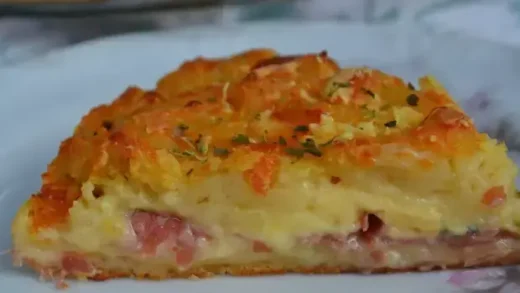 Quiche de Ovos e Queijo