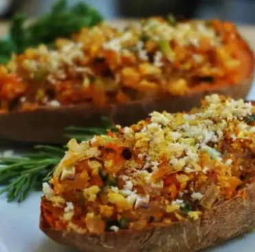 BATATA DOCE com carne moida