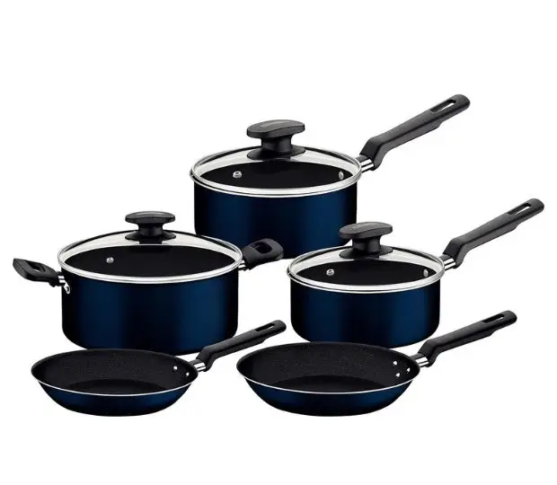 Jogo de Panelas Tramontina Ravena em Alumínio com Revestimento