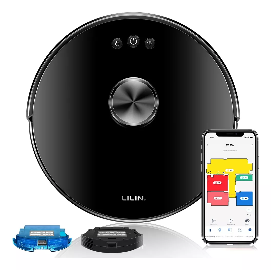 Lilin Aspirador de pó robo Inteligente XR500 com navegação LIDAR