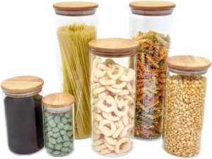 5. Cozinha Organizada e Bonita com Potes de Vidro