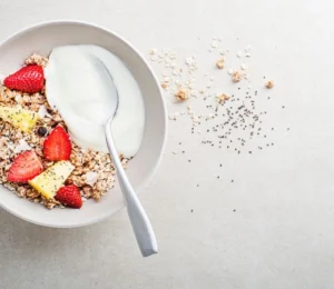 iogurte com frutas