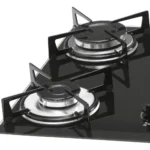 mesa de vidro fogão