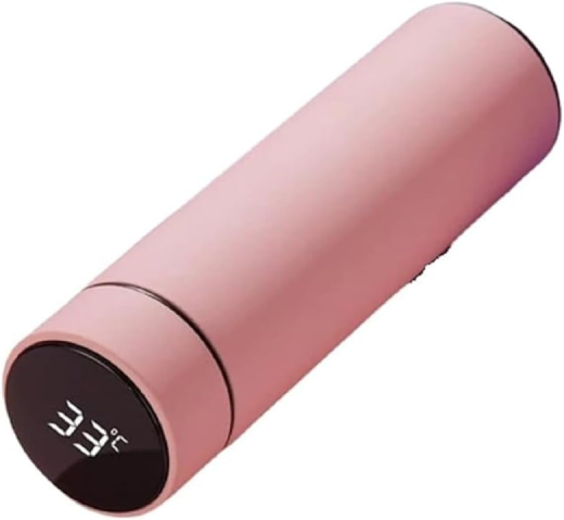 Garrafa Copo Térmica Com Medidor Temperatura Em LED Touch