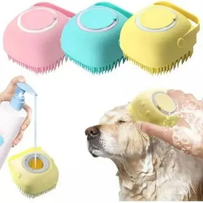 Escova de Silicone Para Banho