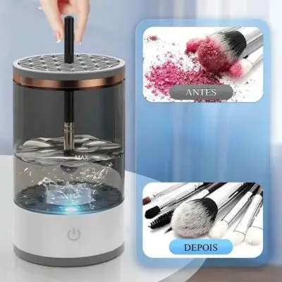 Limpador Pincel de Maquiagem automatico