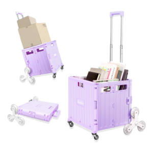 Caixa dobrável com rodinhas