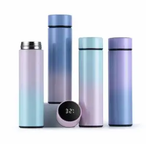 garrafa com termômetro digital